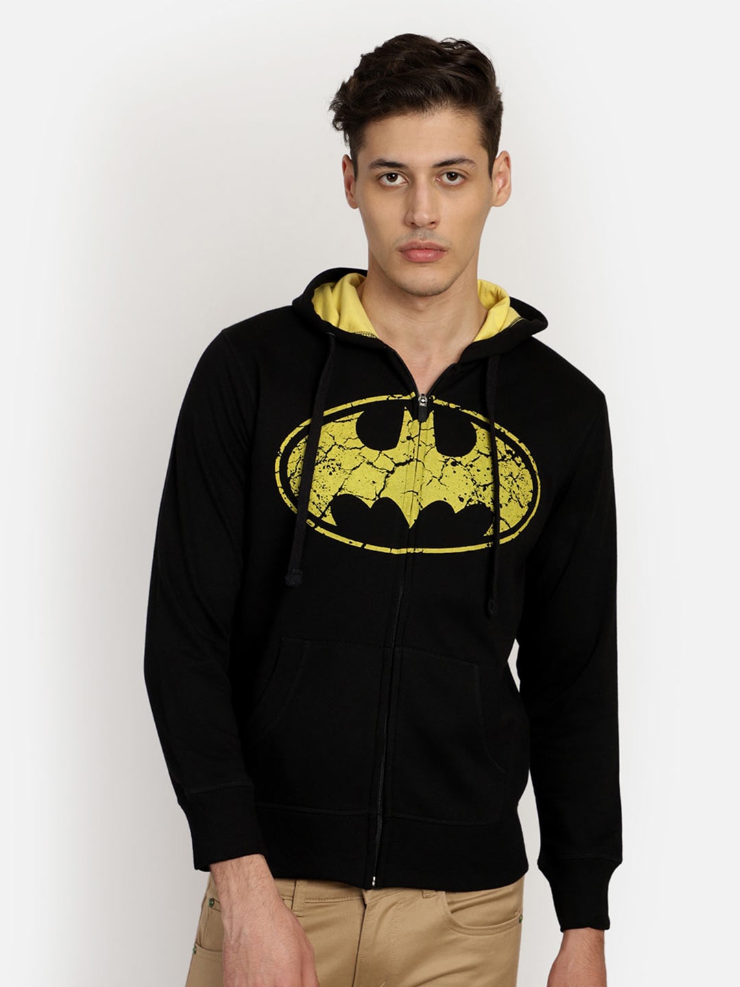 

Free Authority Hooded Batman Printed Sweatshirt, Black