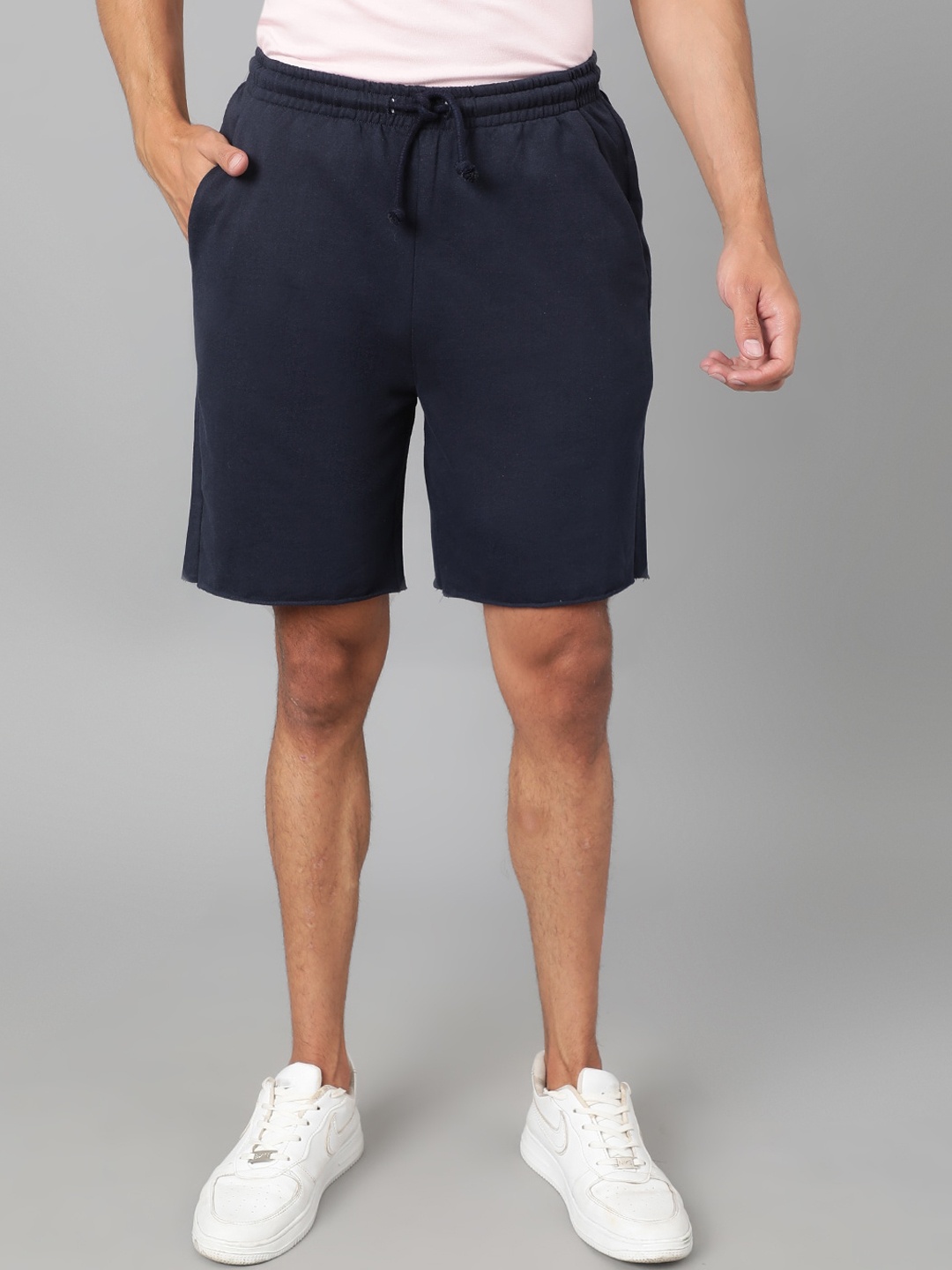 

Kotty Men Running Sports Shorts, Navy blue
