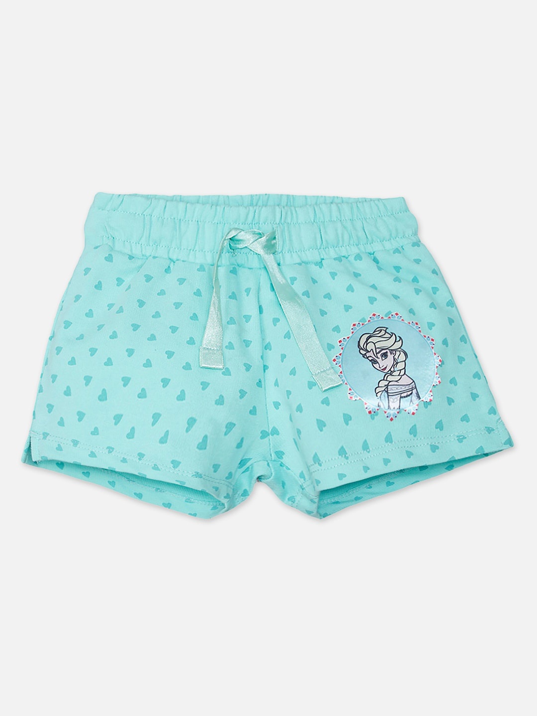 

Kids Ville Girls Frozen Printed Shorts, Blue