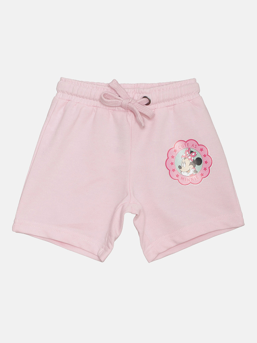 

Kids Ville Girls Minnie Mouse Printed Shorts, Pink