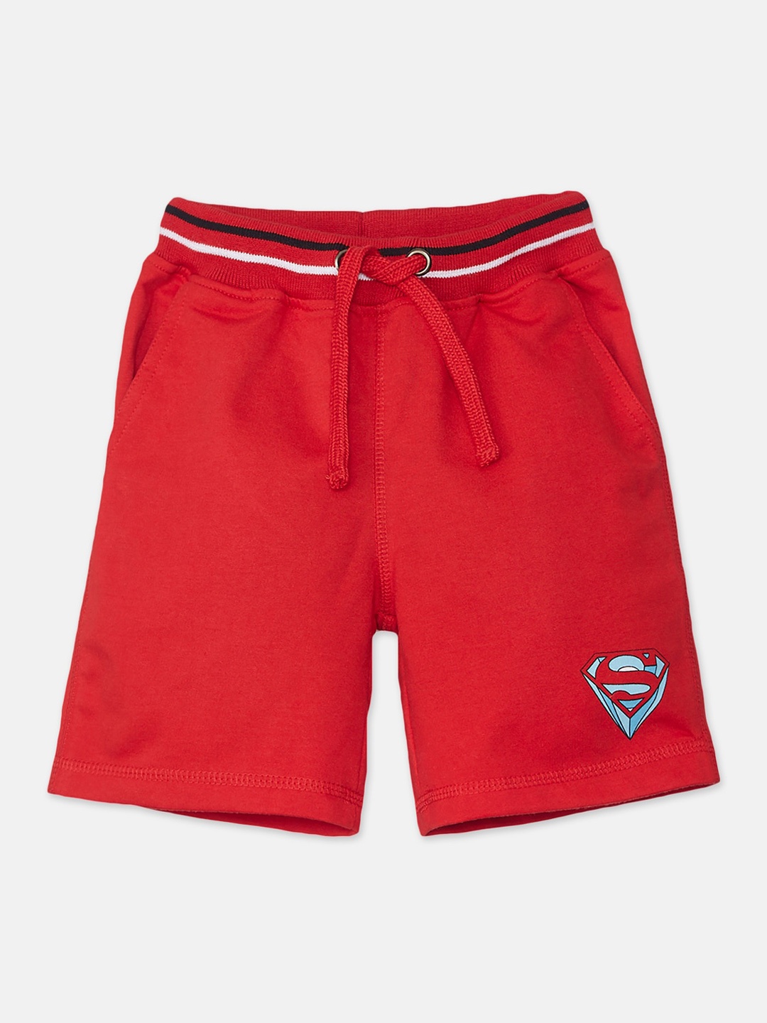 

Kids Ville Boys Superman Printed Shorts, Red