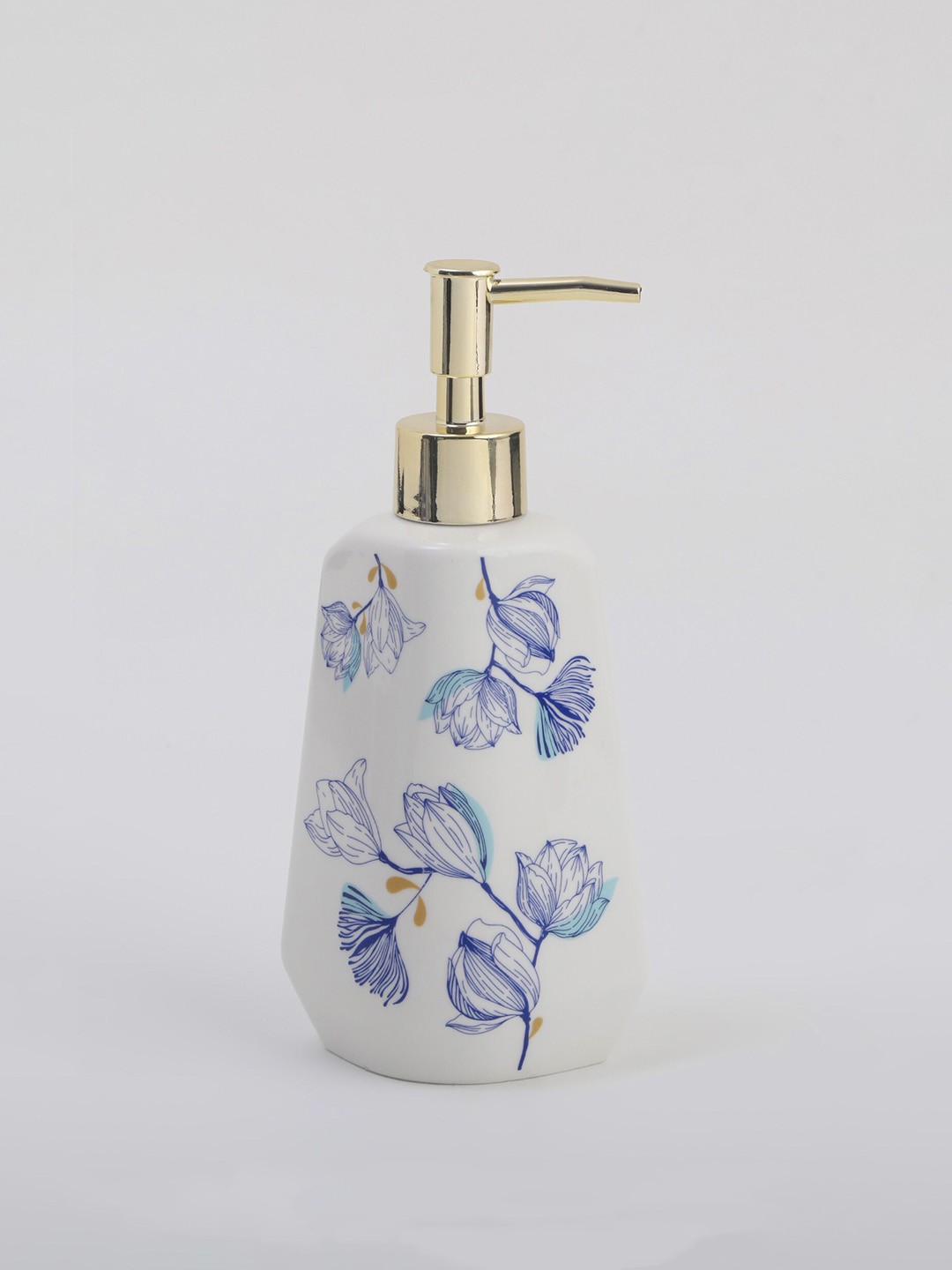 

Home Centre White Nova-Santorini Ceramic Printed Soap Dispenser 300ml
