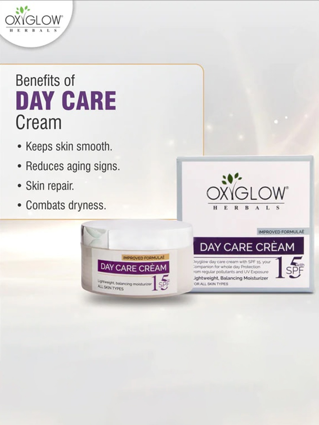 

Oxyglow SPF 15 Day Care Cream 50 g, Na