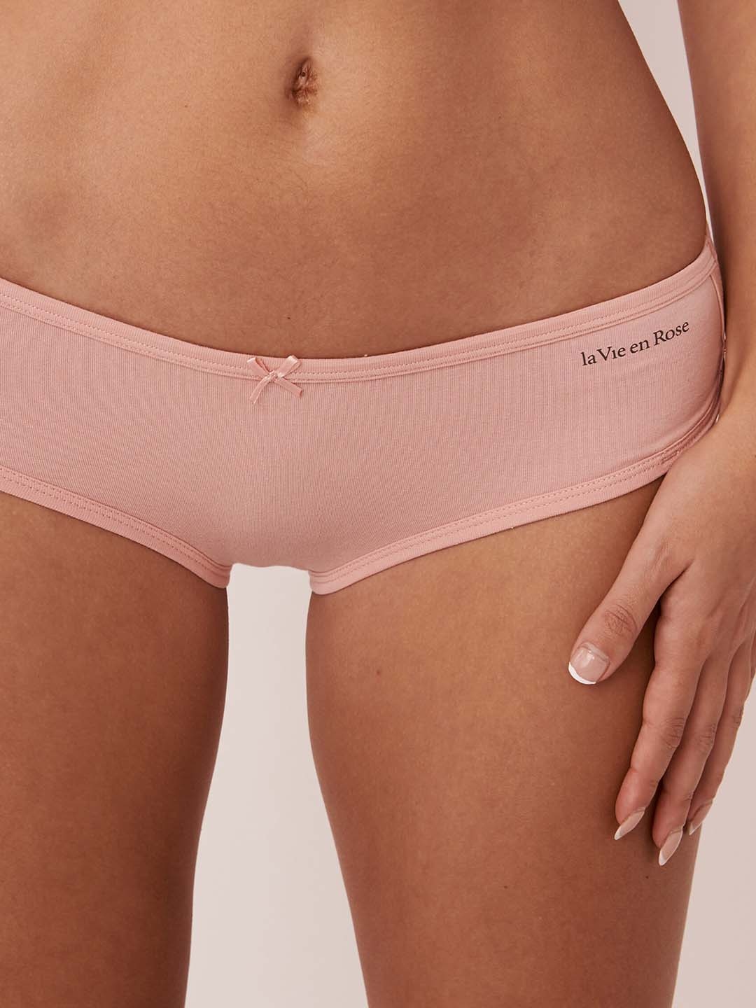 

La Vie en Rose Women Low-Rise Hipster Brief 20100283-60137, Pink