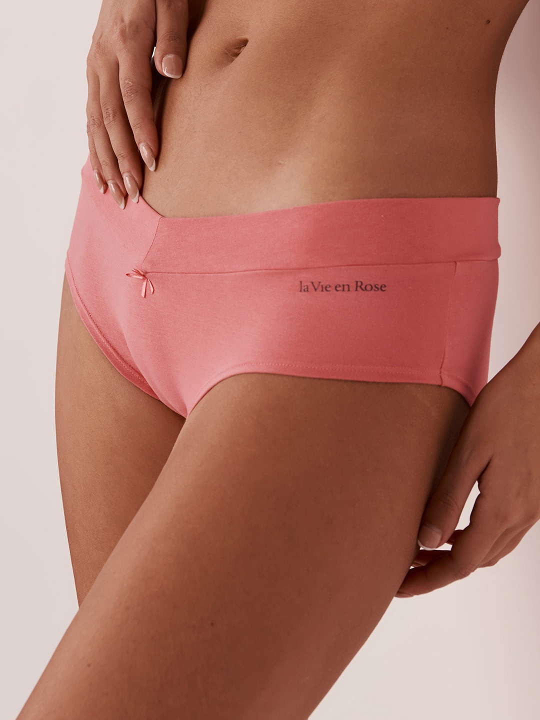 

La Vie en Rose Women Low-Rise Hipster Brief 20100297-60138, Pink