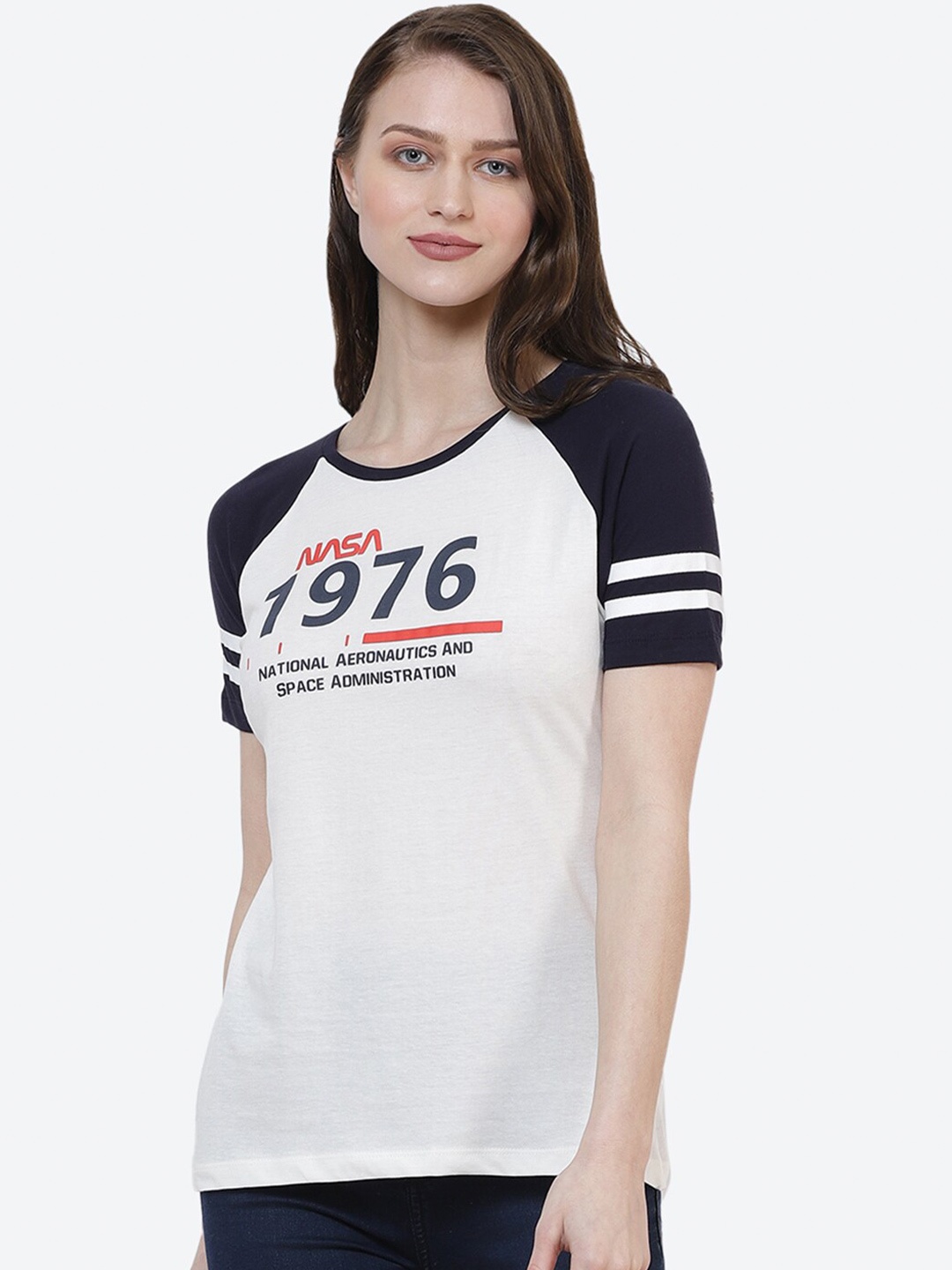 

Free Authority Typography Printed Cotton Casual T-Shirt, White