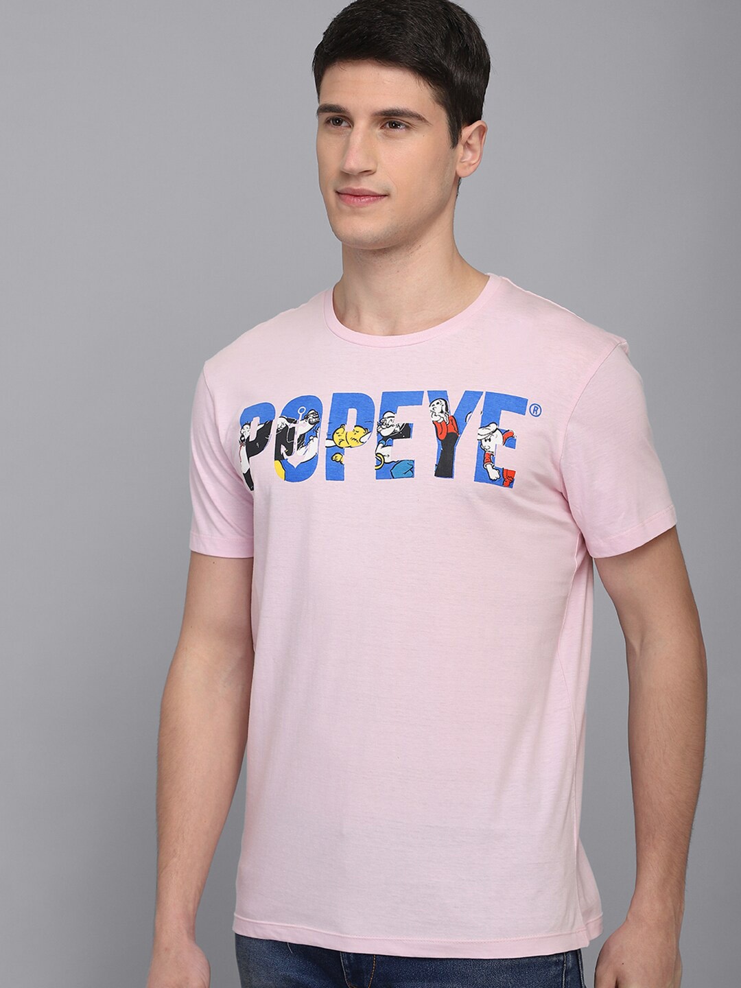 

Free Authority Popeye Printed Cotton T-Shirt, Pink