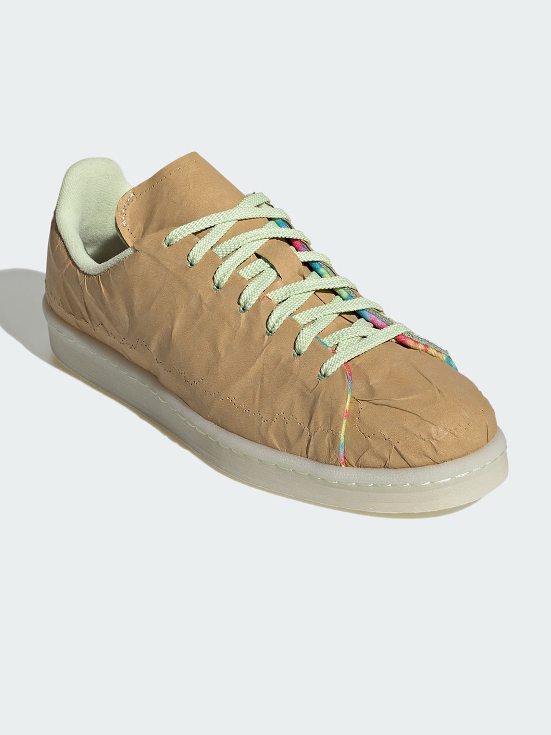 

ADIDAS Originals Textured Suede Slip-On Sneakers, Green