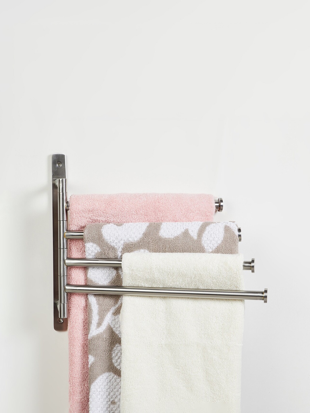 

Home Centre Orion Metal Swing Hanger Towel Bar, Silver