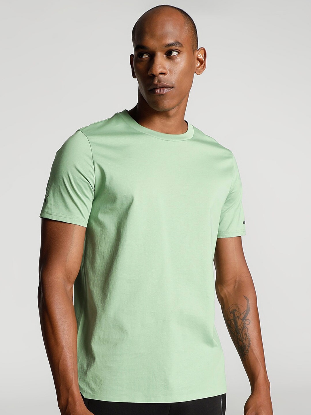 

PUMA Motorsport Round Neck Cotton T-Shirt, Green