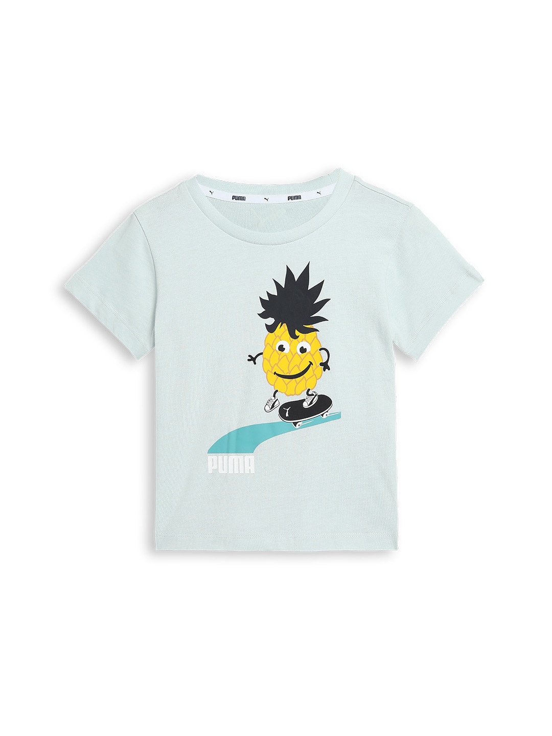 

Puma Boys FRUITMATES Printed Cotton T-Shirt, Blue