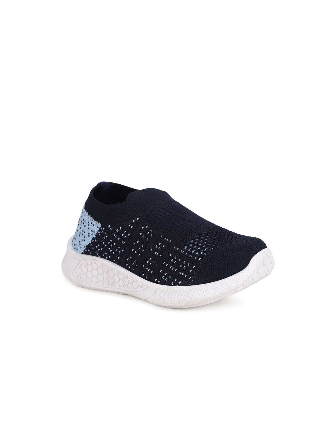 

NEOBABY Kids Woven Design Light Weight Slip-On Sneakers, Navy blue