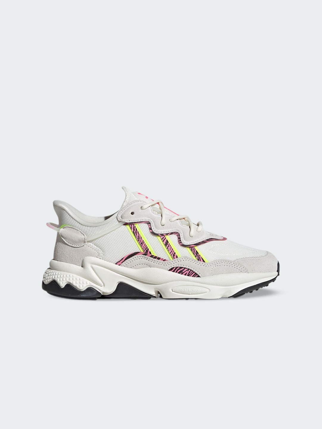 

ADIDAS Originals Women OZWEEGO Lace-Up Mesh Sneakers, Off white