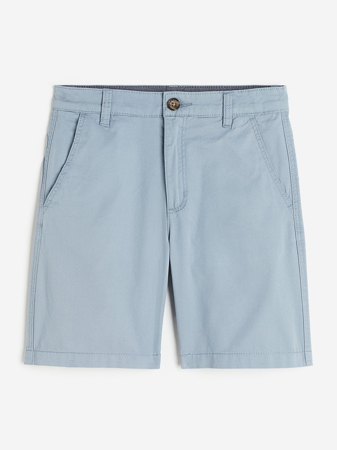 

H&M Boys Cotton Chino Shorts, Sea green