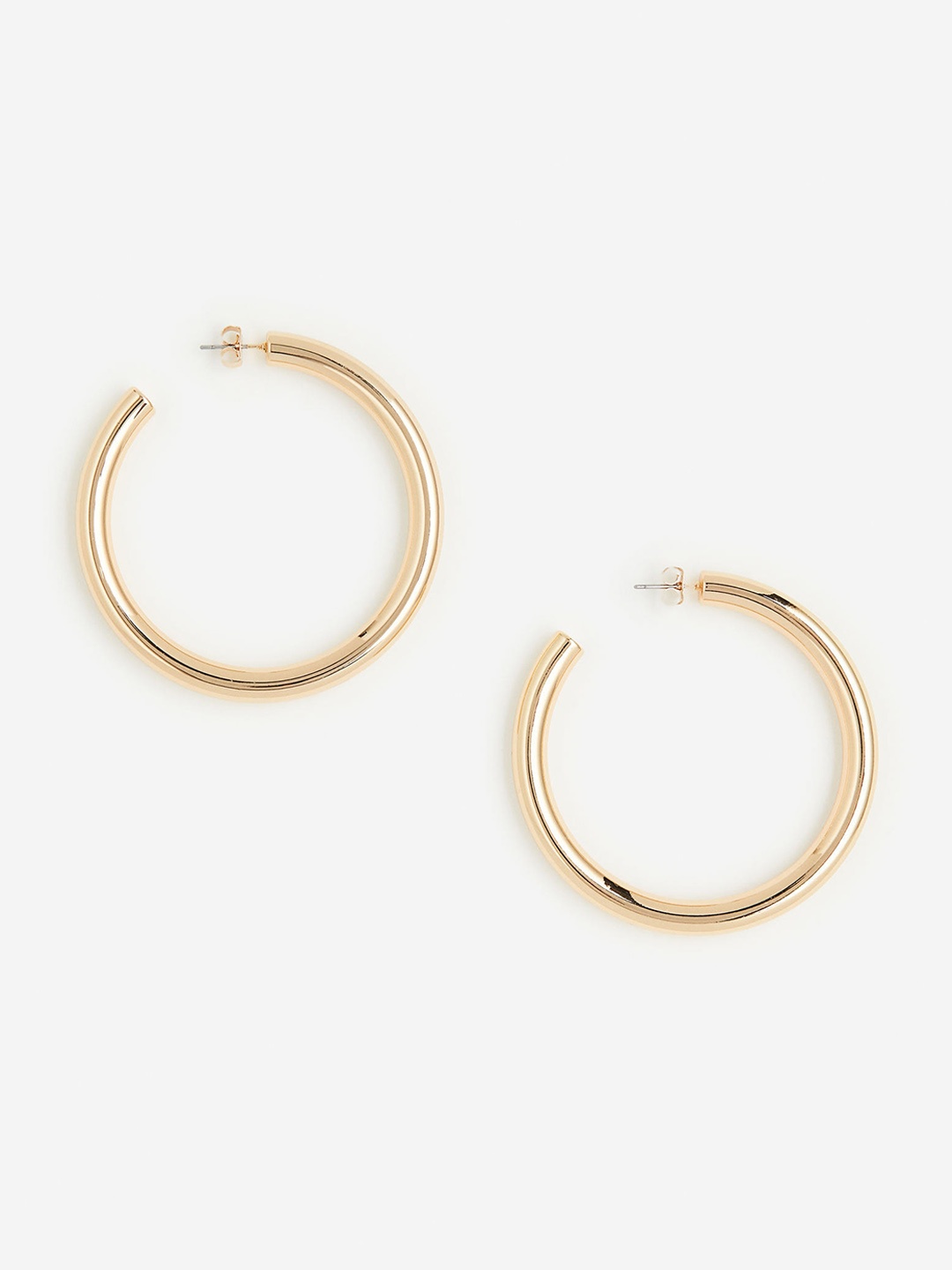 

H&M Large Hoop Earrings, Gold