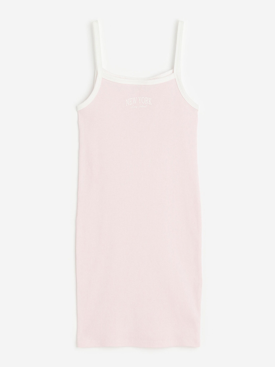 

H&M Girls Printed Ribbed Dress, Pink