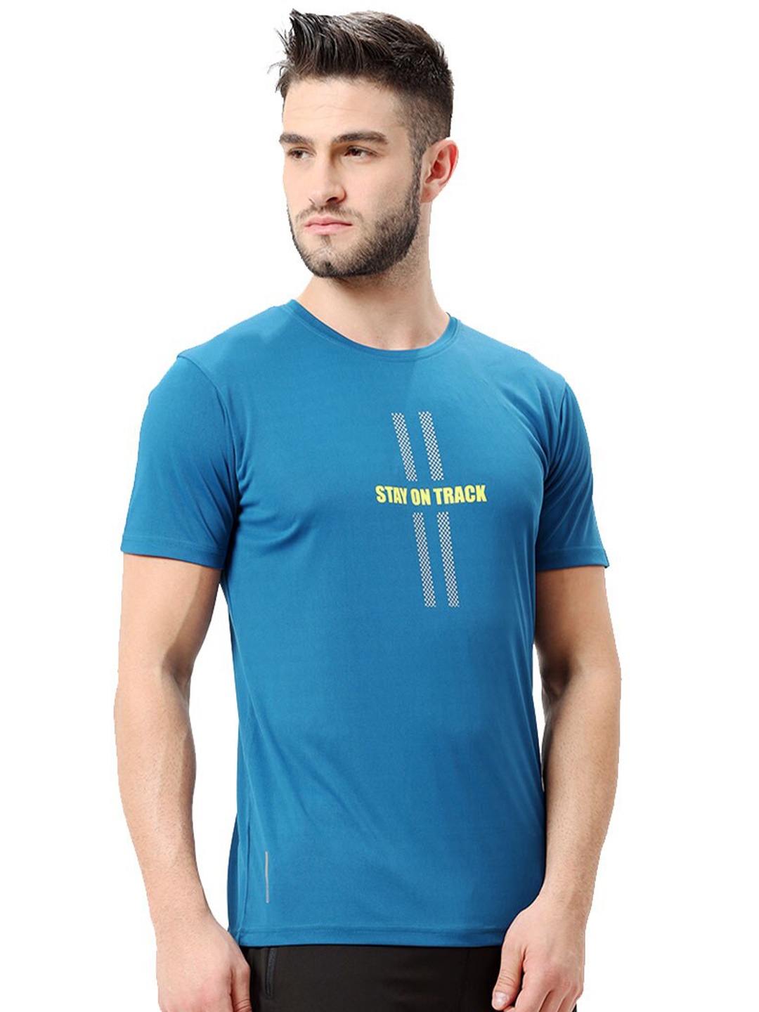 

Shrey Typography Printed T-shirt, Teal