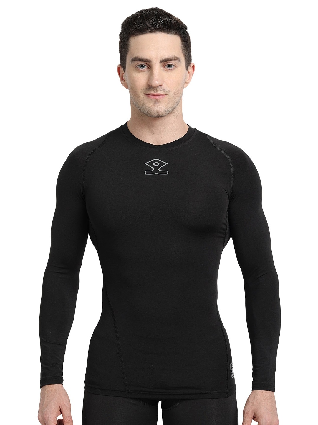 

Shrey Long Sleeves Sports T-shirt, Black