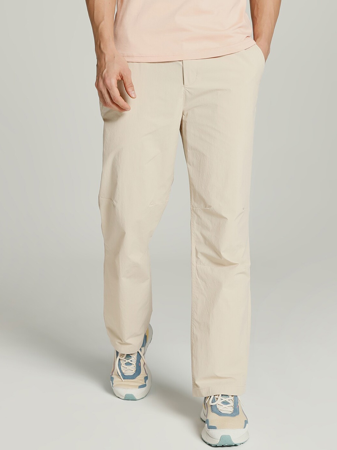 

Puma Unisex MMQ Relaxed Fit Cotton Pants, Beige
