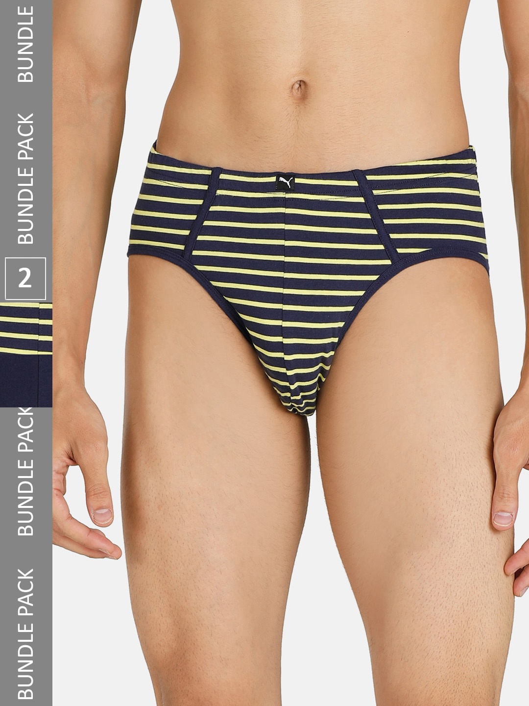 

Puma Men Pack Of 3 Stretch AOP EVERFRESH Technology Briefs 93222301, Blue