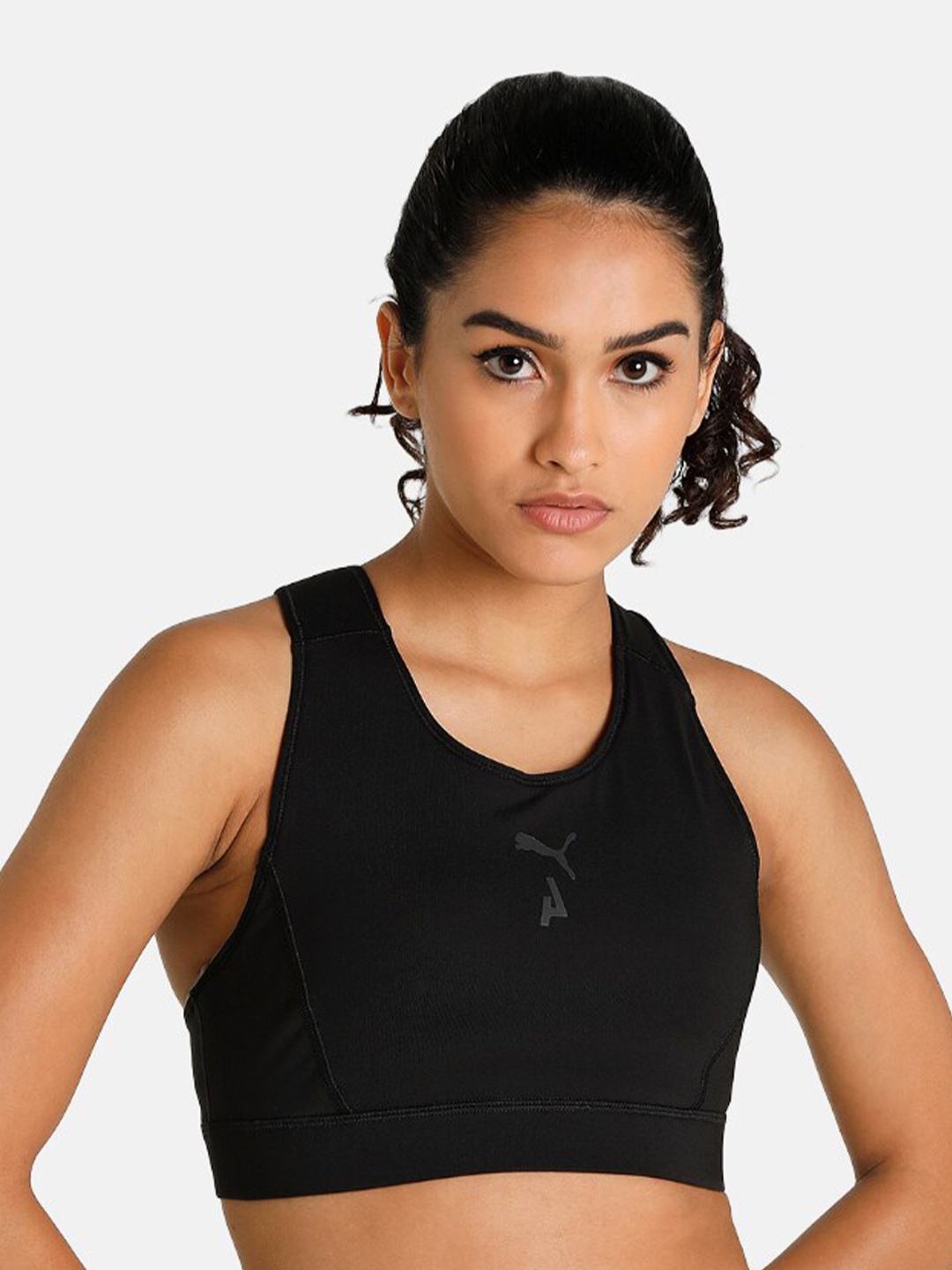 

Puma Women SEASONS High Impact Running Sports Bra, Black