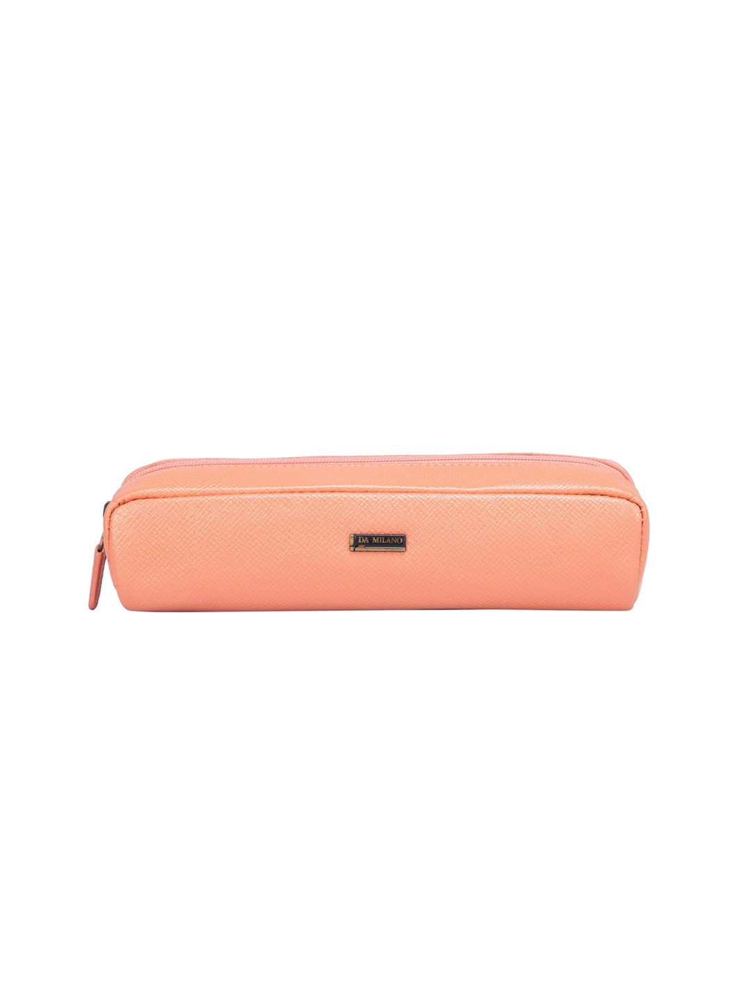 

Da Milano Textured Genuine Leather Pouch, Coral