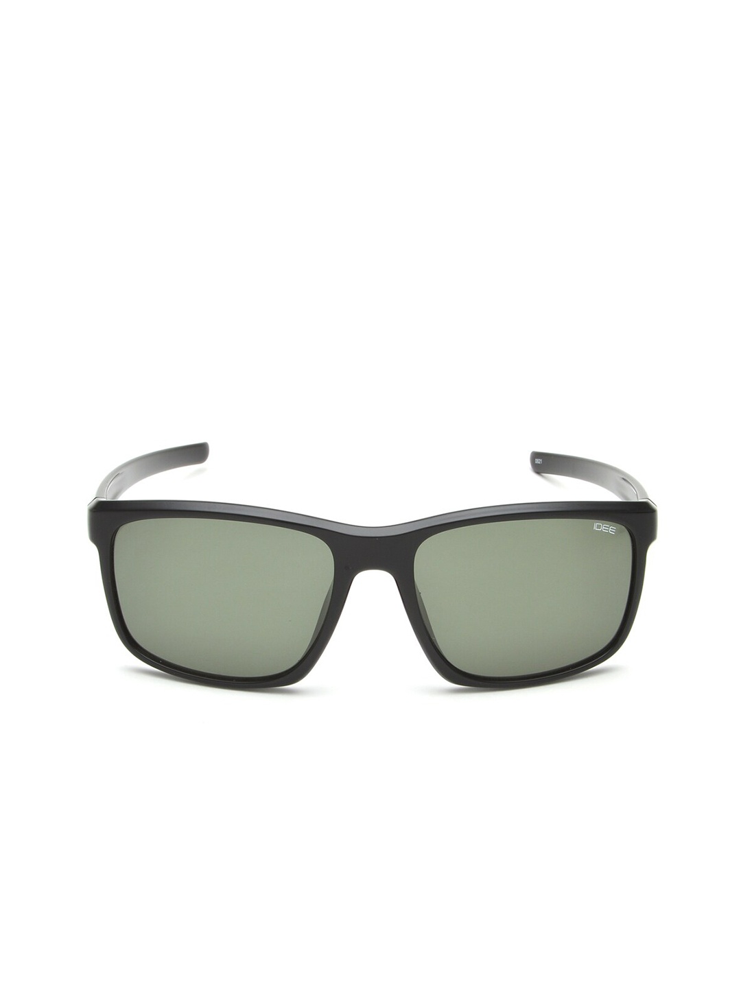 

IDEE Men Green Lens & Black Rectangle Sunglasses with UV Protected Lens