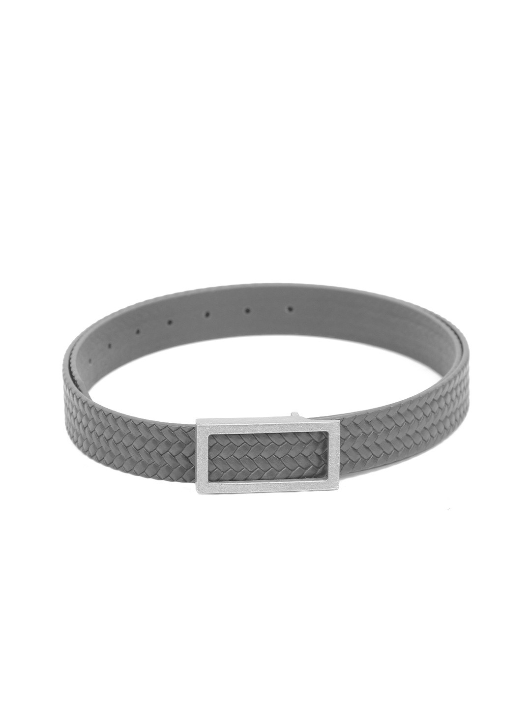 

Calvadoss Girls Textured Leather Belt, Black
