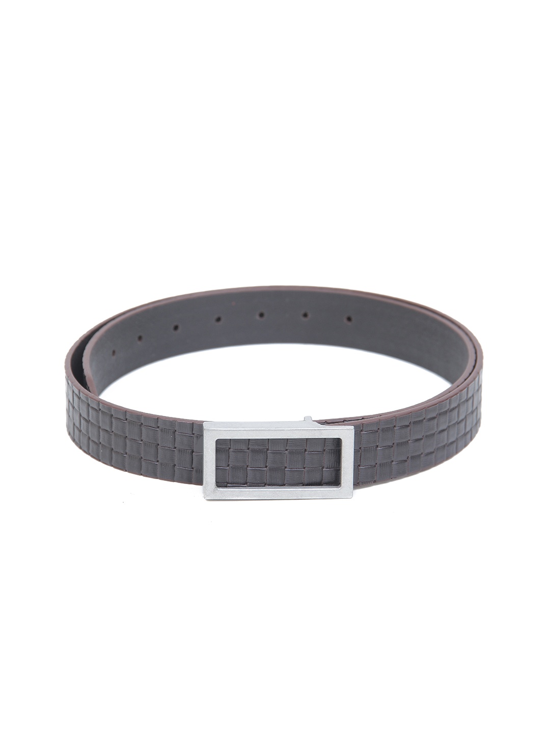 

Calvadoss Men Textured Leather Casual Belt, Brown