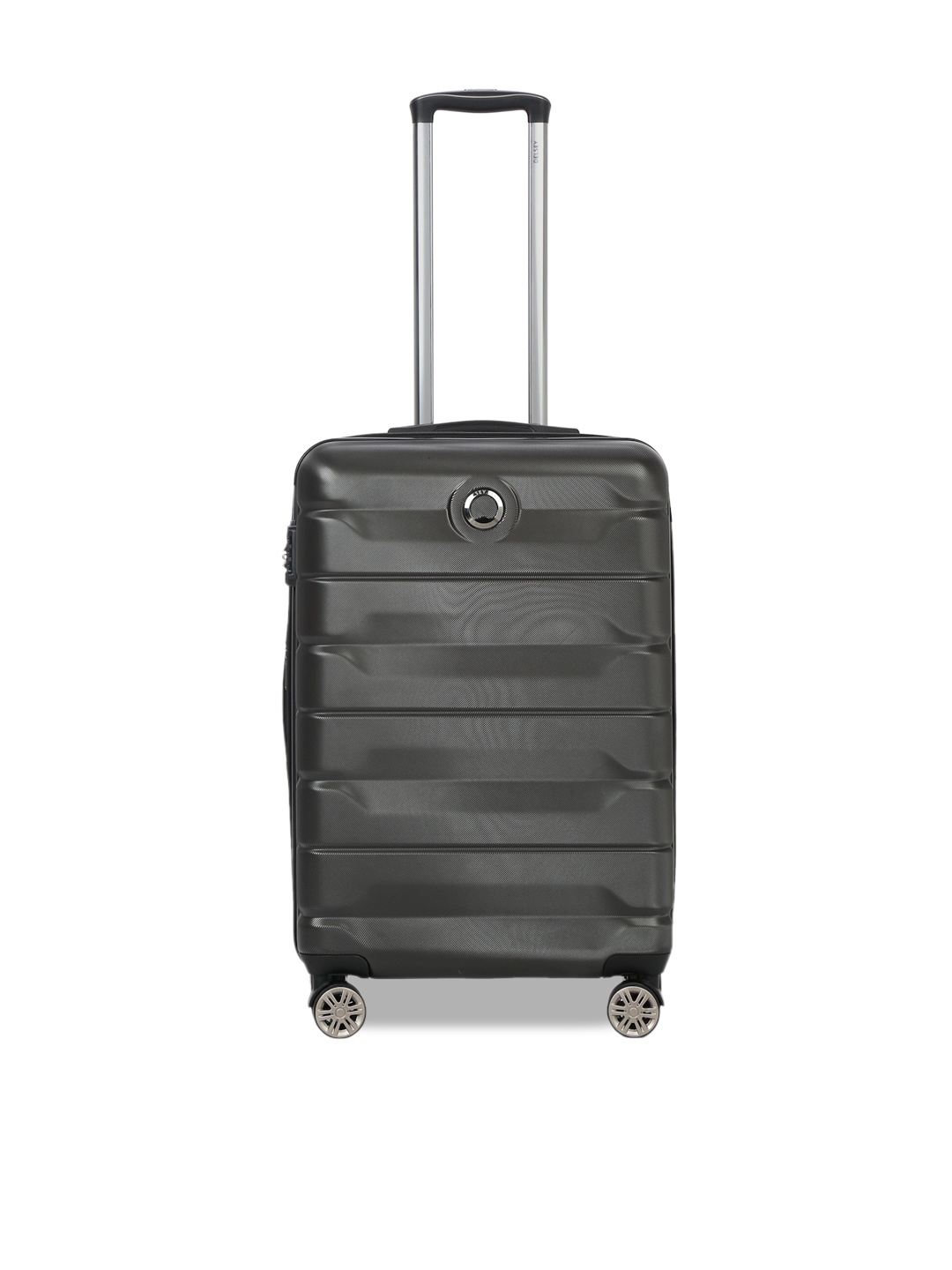 

DELSEY Hard-Sided Cabin Suitcase Trolley Bag, Black
