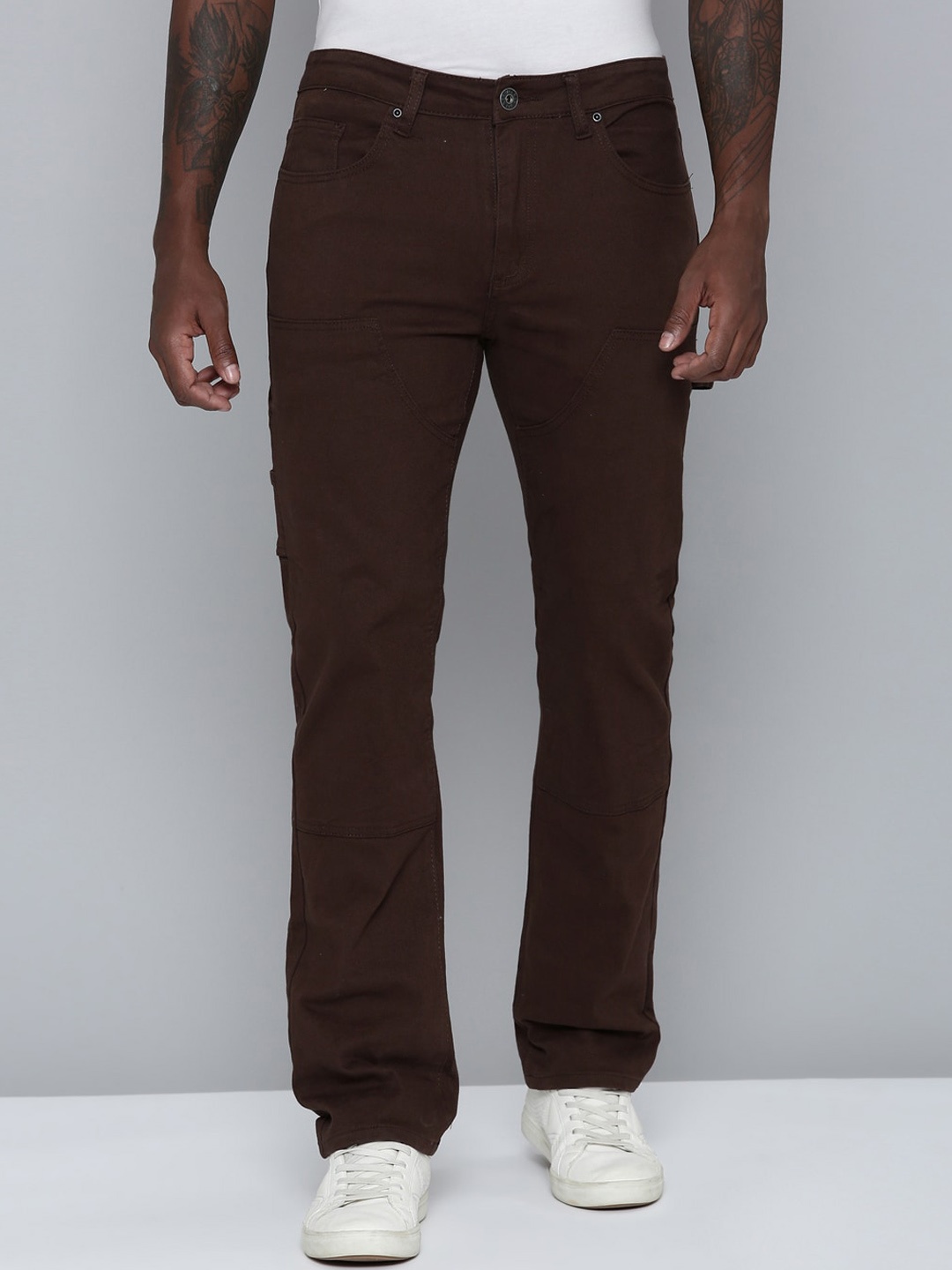 

WAIMEA Men Mid-Rise Coloured Stretchable Jeans, Brown