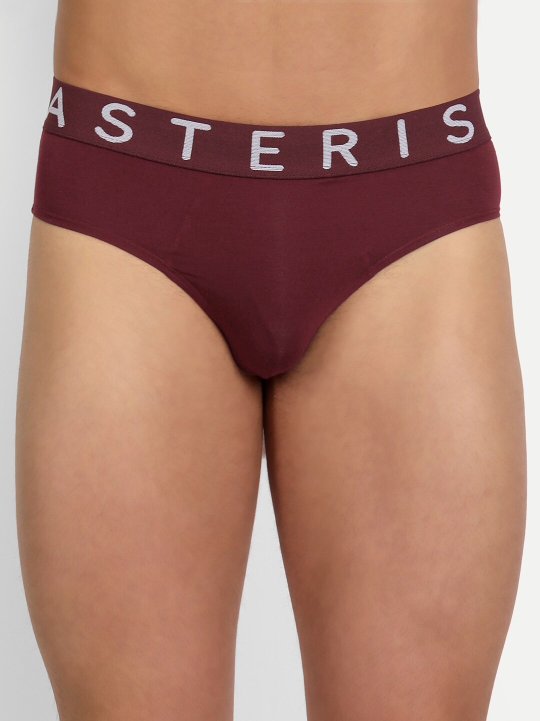 

Asterisk Men Pack Of 3 Basic Briefs MBR-3BUR-XS-04, Burgundy