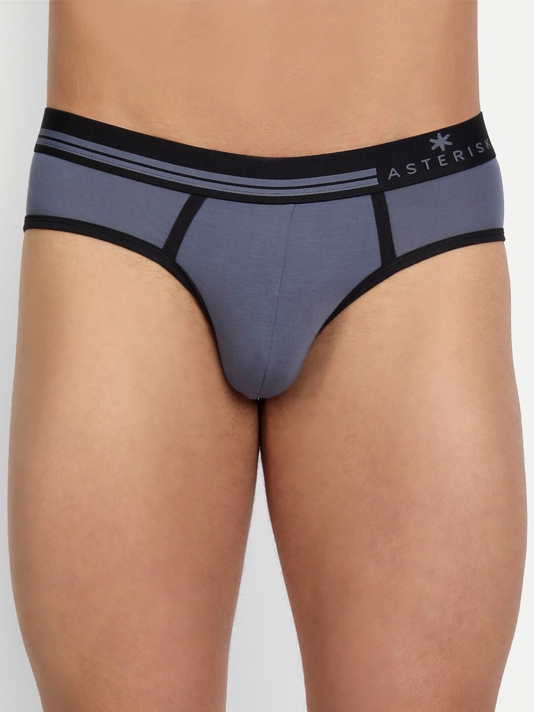 

Asterisk Pack of 2 Basic Briefs MBR-SBL&SBL-S-02, Blue