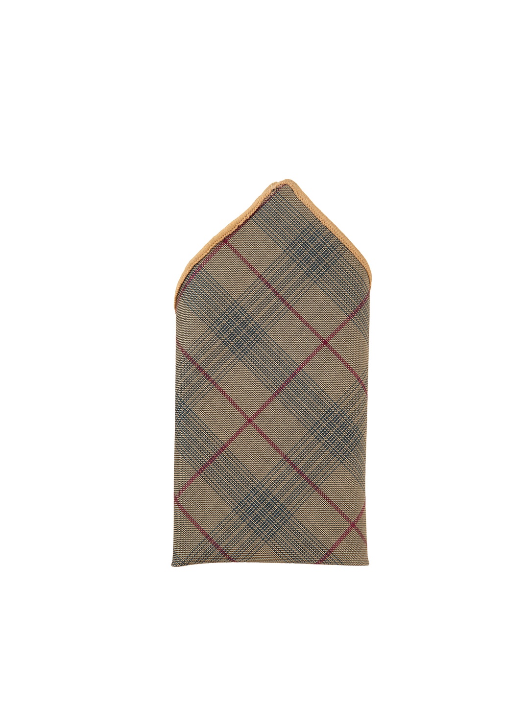 

Alvaro Castagnino Men Checked Pocket Squares, Brown