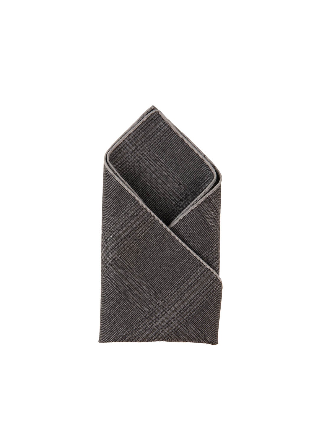 

Alvaro Castagnino Men Checked Pocket Squares, Grey