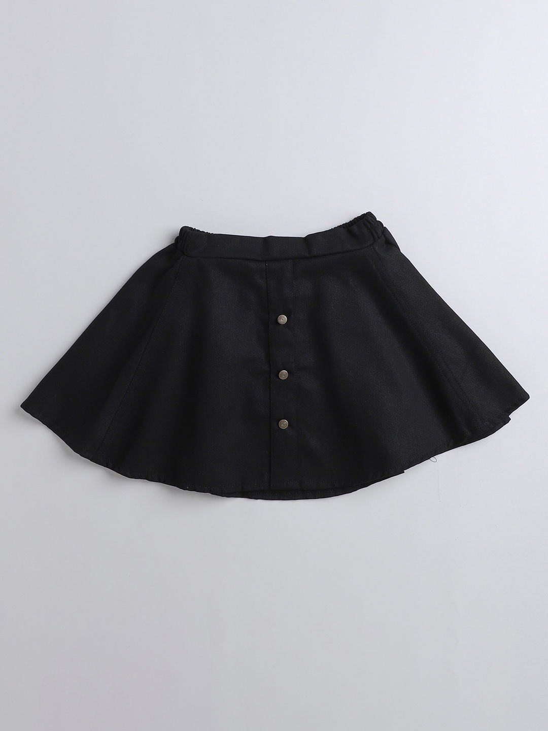 

AWW HUNNIE Girls Pure Cotton A-line Skirt, Black