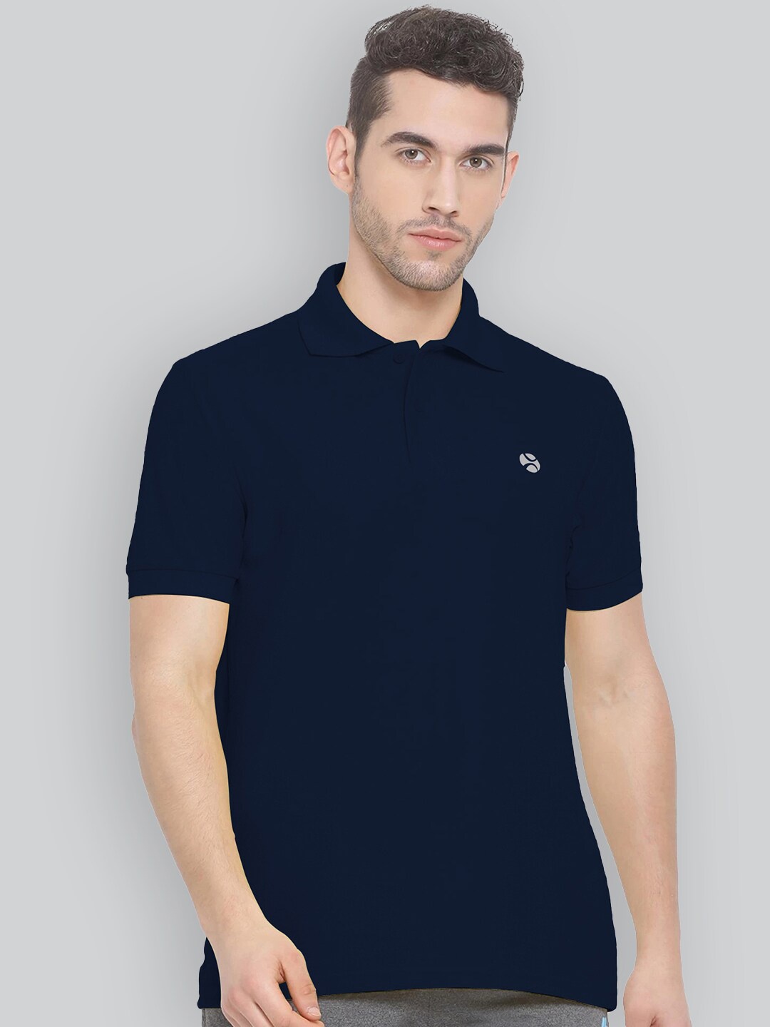 

LUX NITRO Polo Collar Anti Odour T-shirt, Navy blue