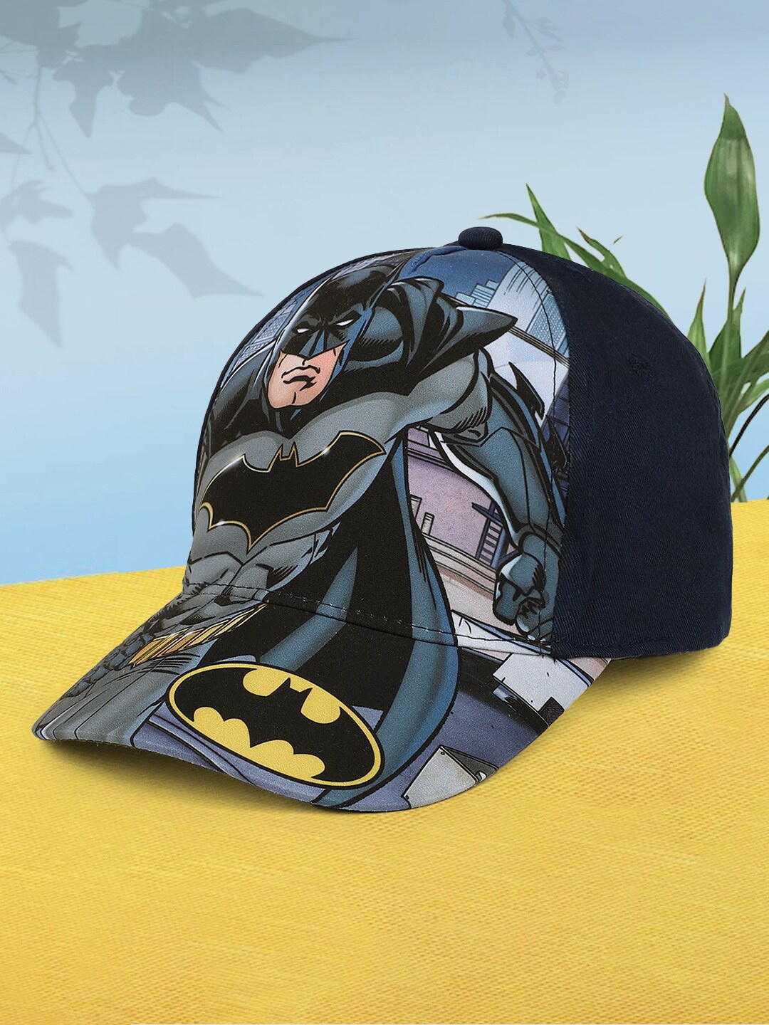 

Kids Ville Boys Batman Printed Baseball Cap, Black