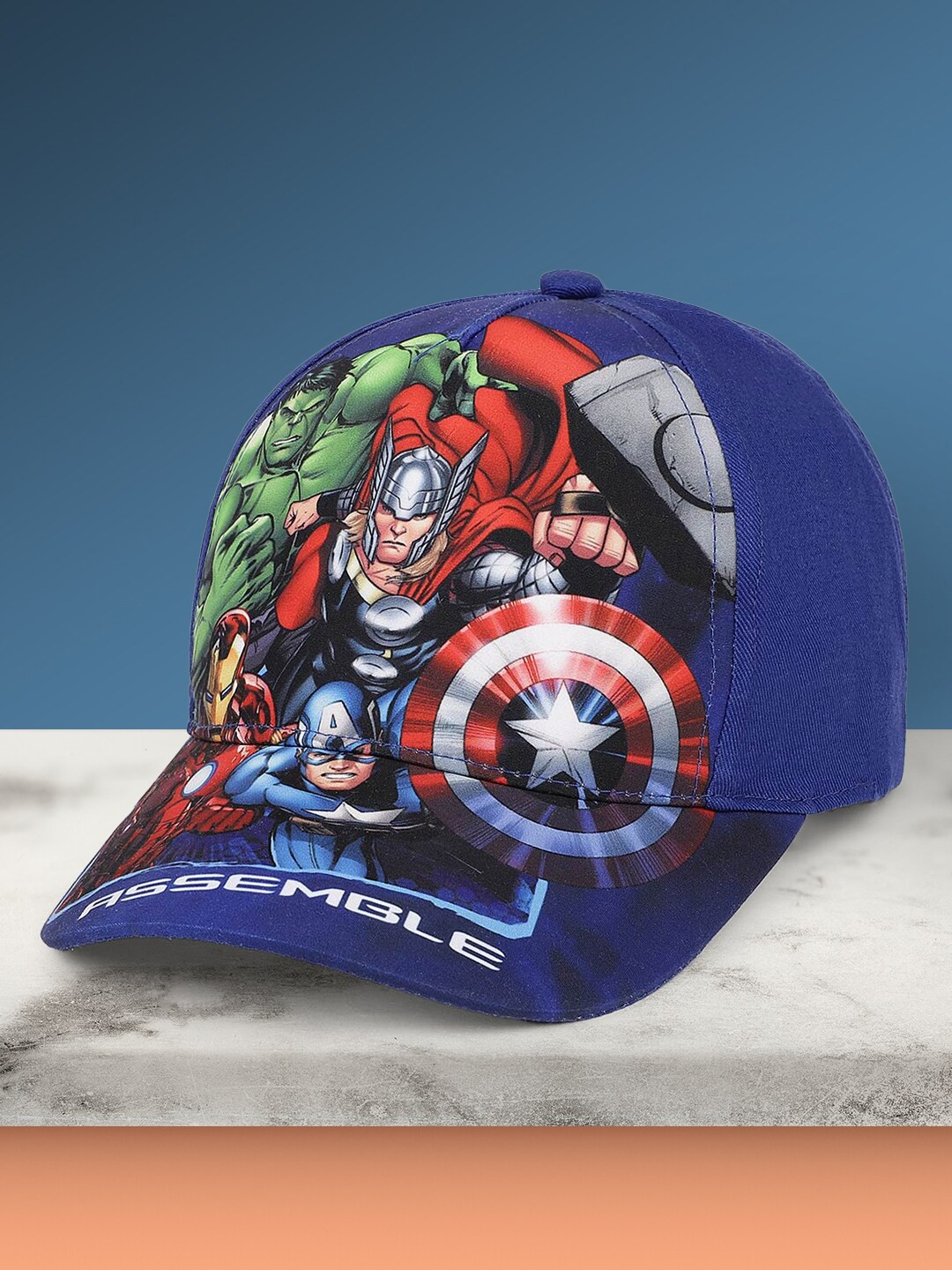 

Kids Ville Boys Avengers Printed Baseball Cap, Blue