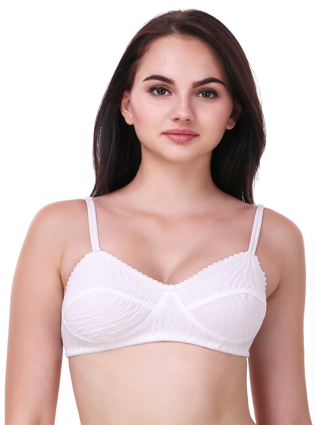

Piylu Medium Coverage All Day Comfort Non Padded Bra, White