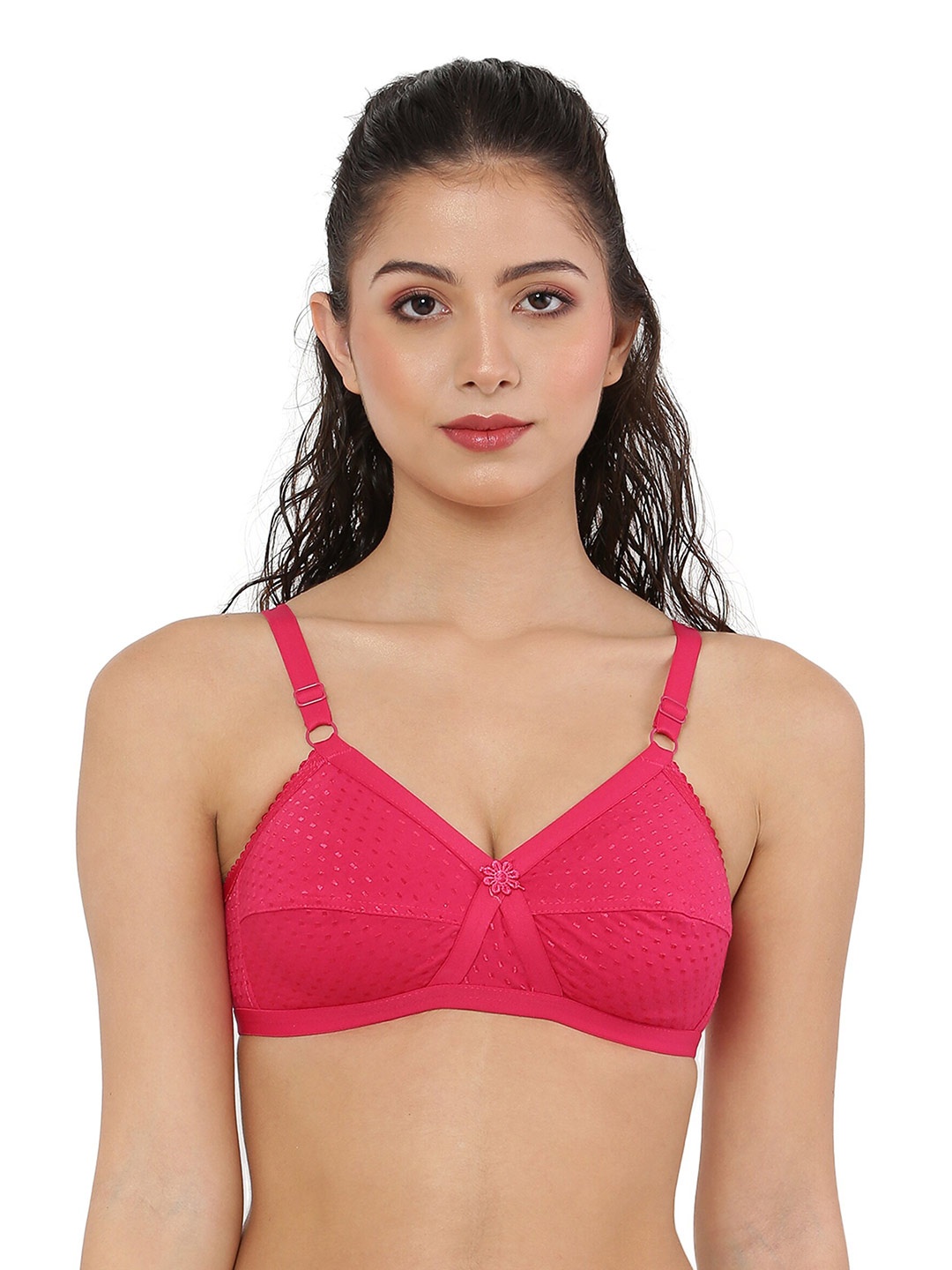 

Piylu Medium Coverage All Day Comfort Everyday Bra, Magenta