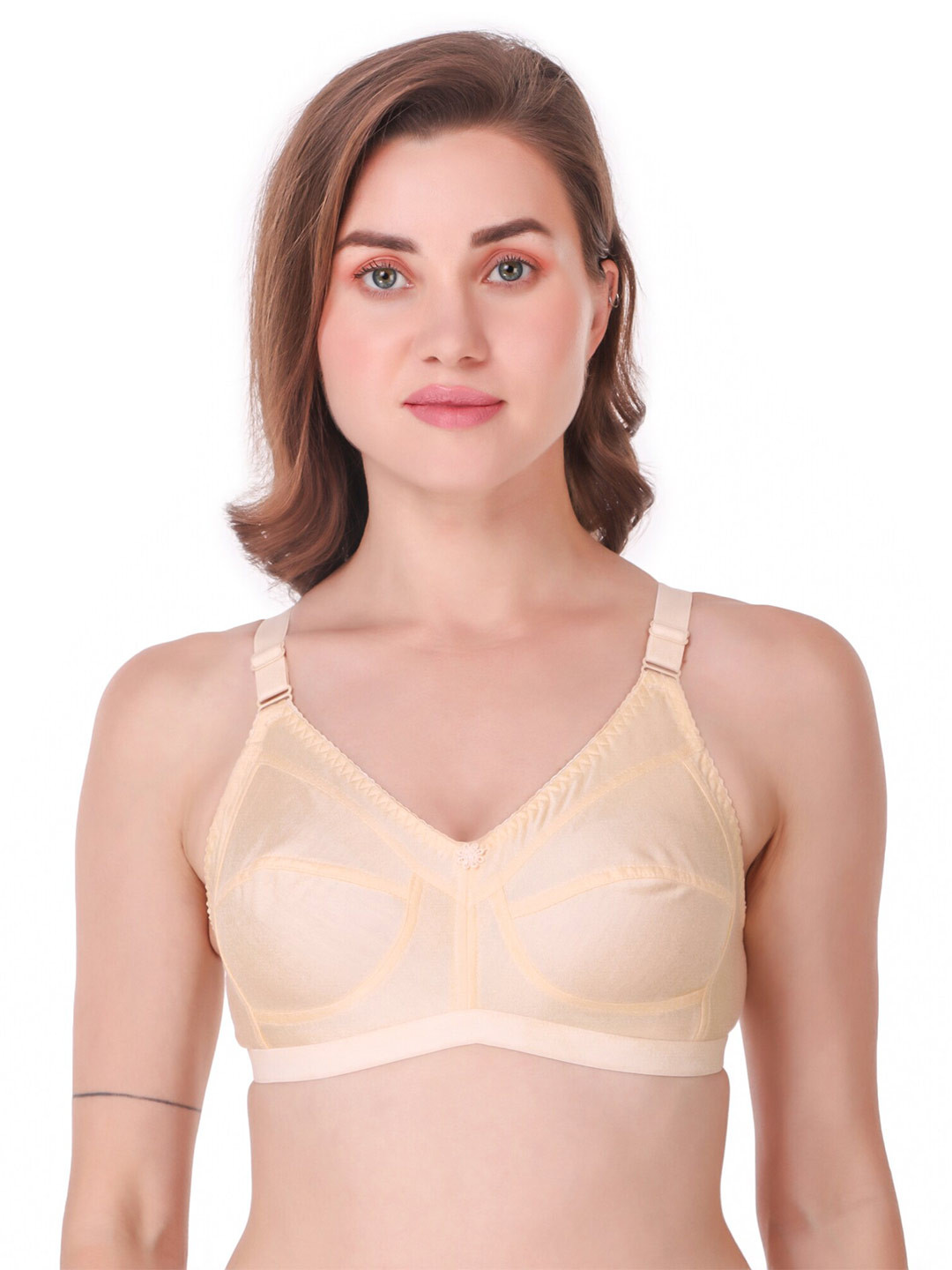 

Piylu Full Coverage All Day Comfort Everyday Bra, Beige