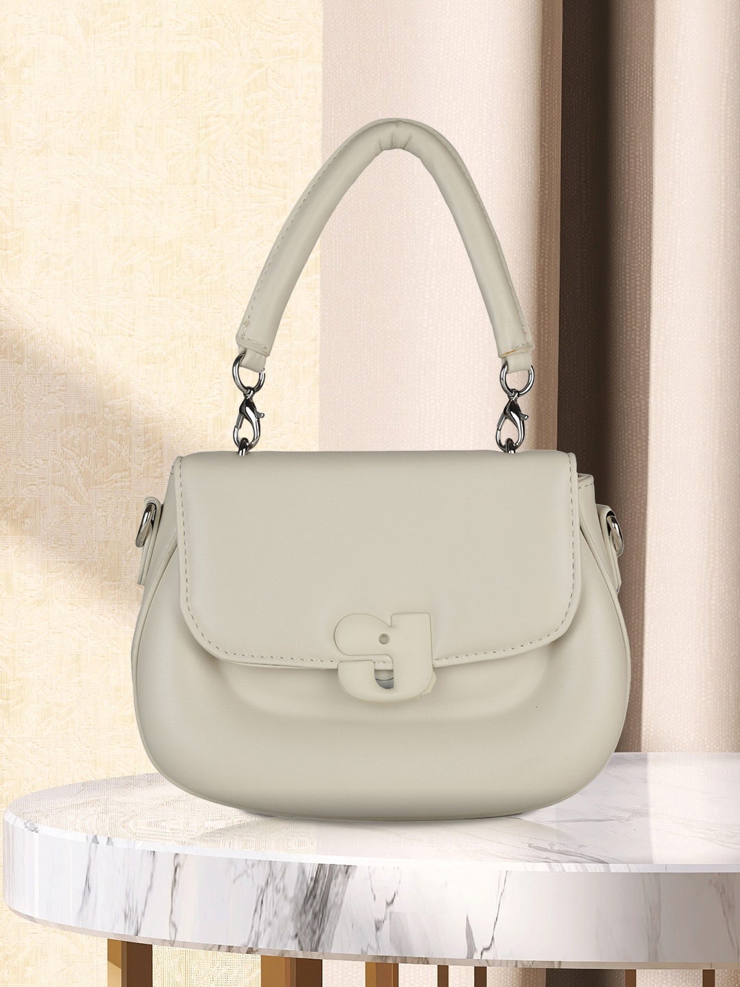 

MINI WESST PU Sling Bag, White