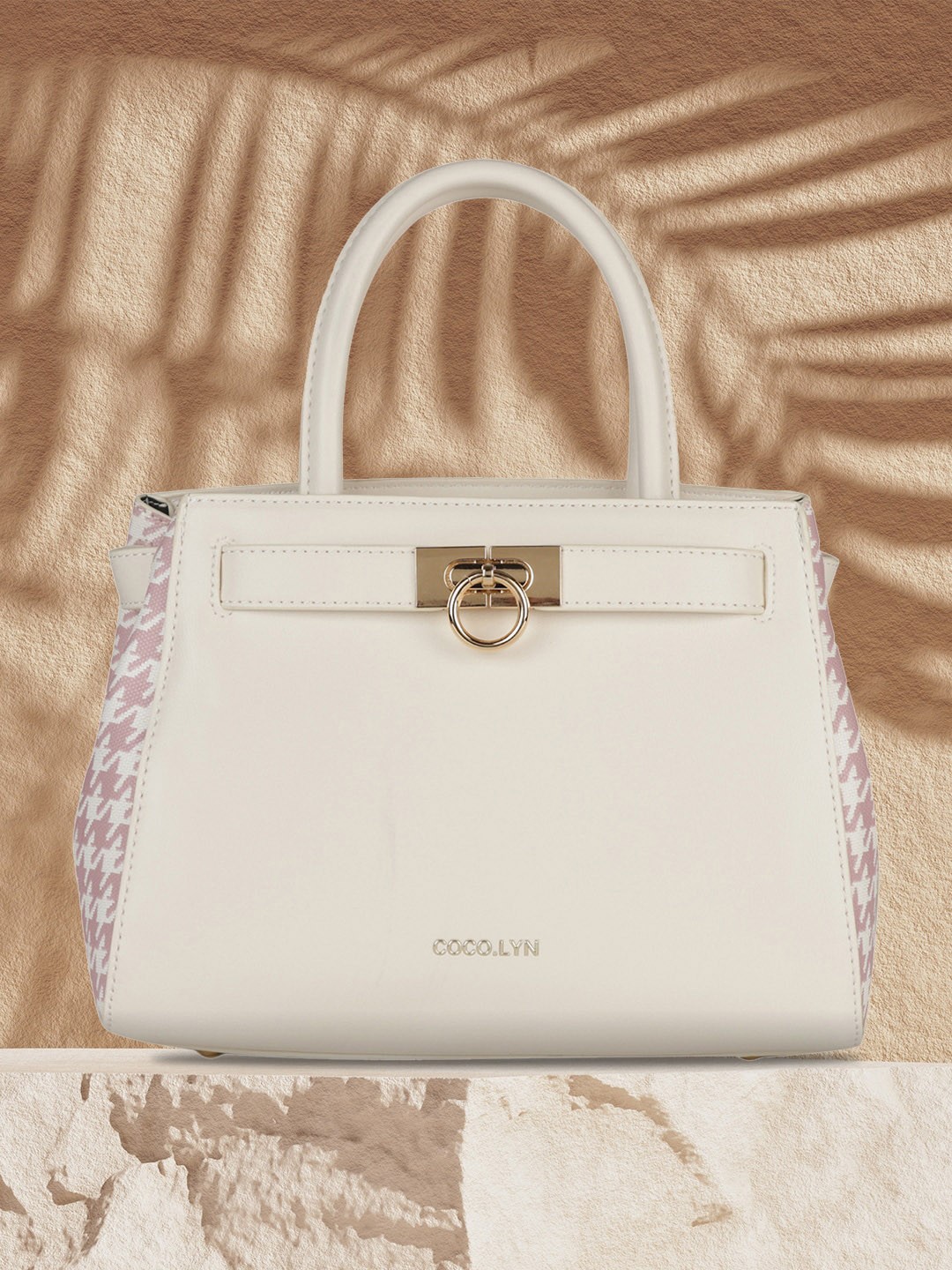 

MINI WESST Oversized Structured Handheld Bag, White