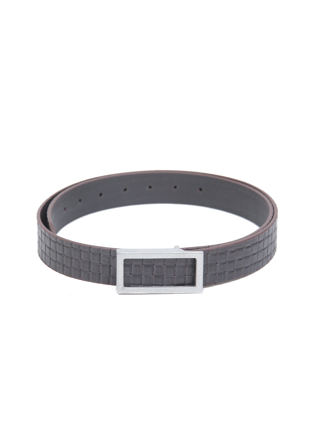 

Calvadoss Boys Textured Leather Belt, Black