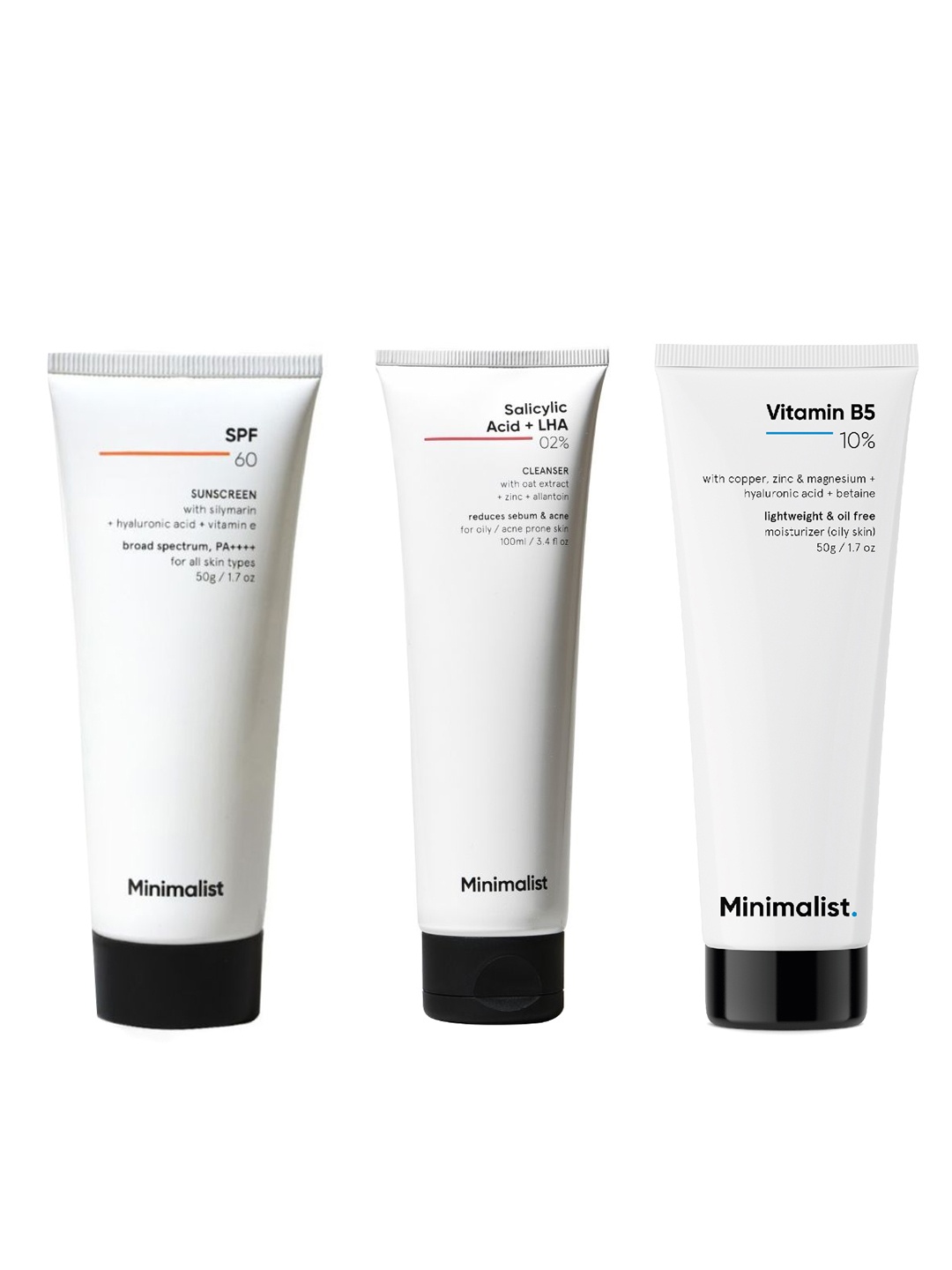 

Minimalist Summer Combo for Oily Skin, White