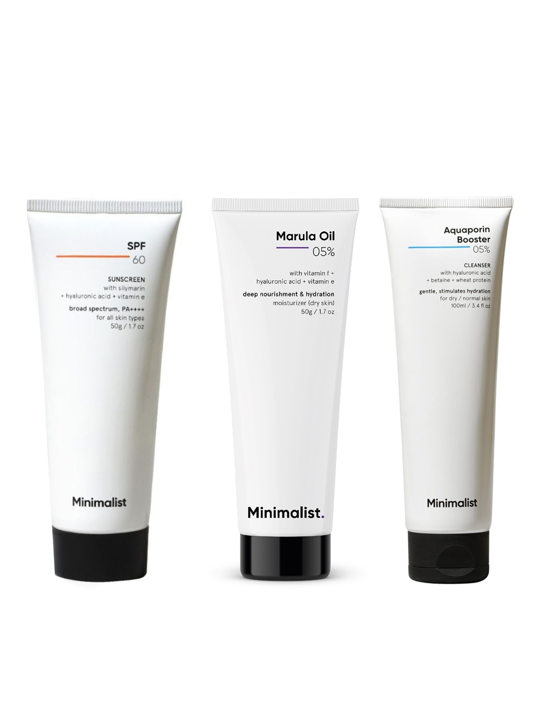 

Minimalist Summer Combo for Dry Skin, White