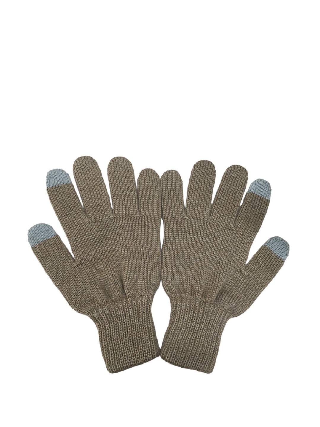 

Gajraj Women Touchscreen Finger Wollen Gloves, Beige