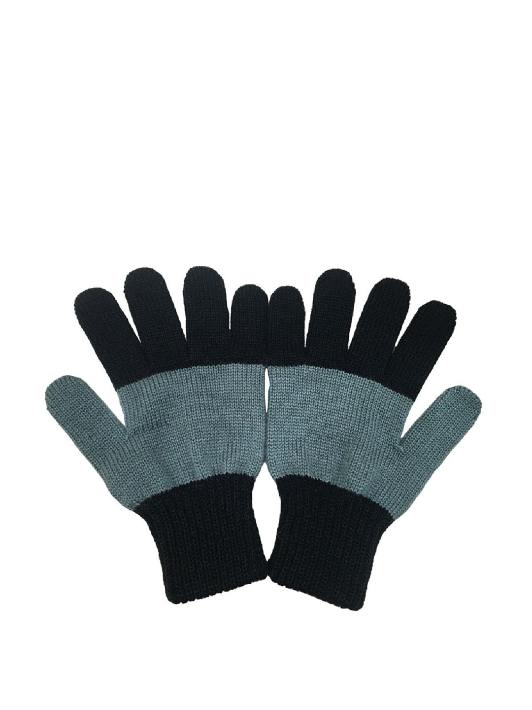 

Gajraj Women Colourblocked Acrylic Gloves, Black