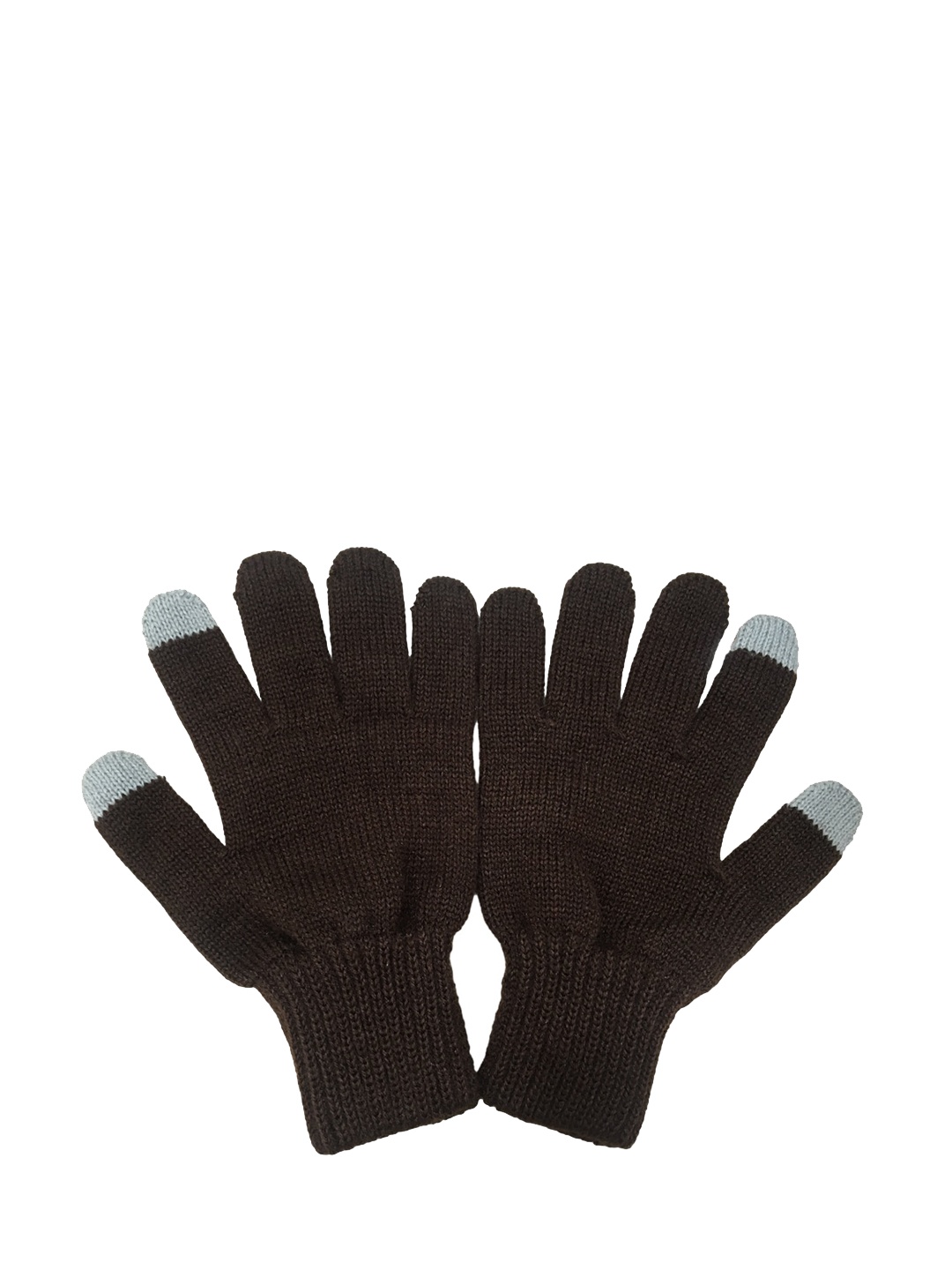 

Gajraj Women Touchscreen Finger Acrylic Gloves, Coffee brown